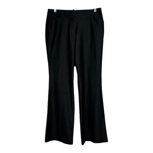 Worthington Modern Fit Black Dress Pants Women Size 6 Flared Leg Career